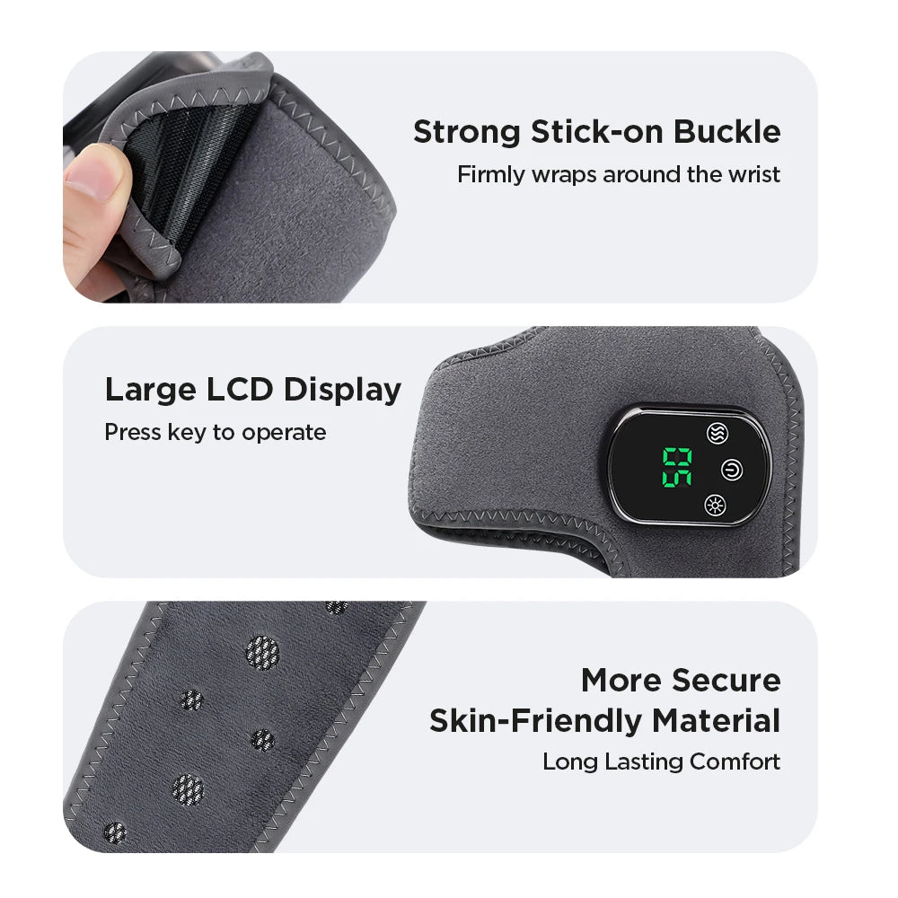 PASTSKY Rechargeable Heated Vibration Foot And Ankle Massager
