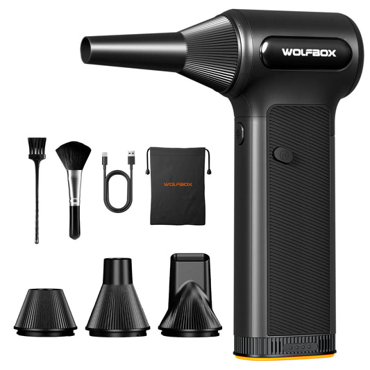 Wolfbox Wireless Air Blower Duster With Adjustable 3 Speed Settings