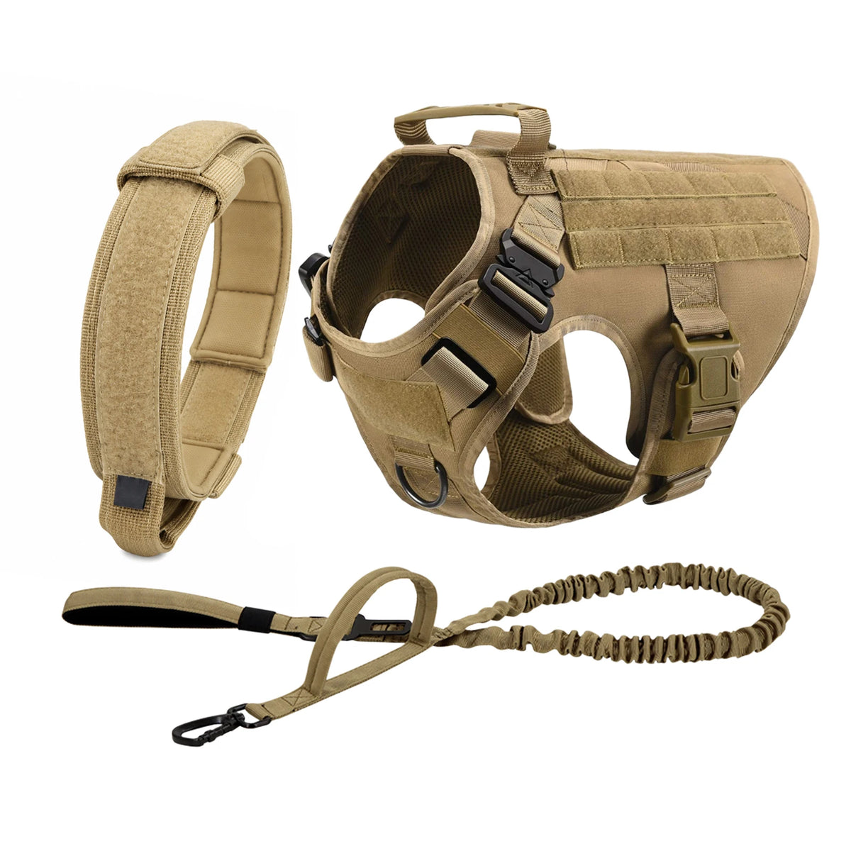 Petravel Premium Tactical Padded Utility Dog Harness Vest