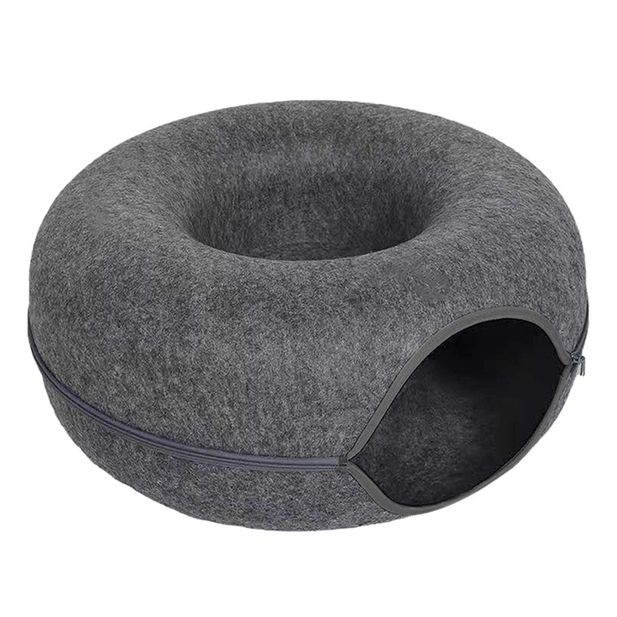 Interactive Wool Cat Tunnel Nest Bed For Sleeping Kittens