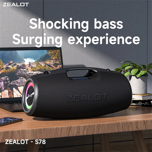 ZEALOT S78 120W Bluetooth Speaker With Powerful Bass