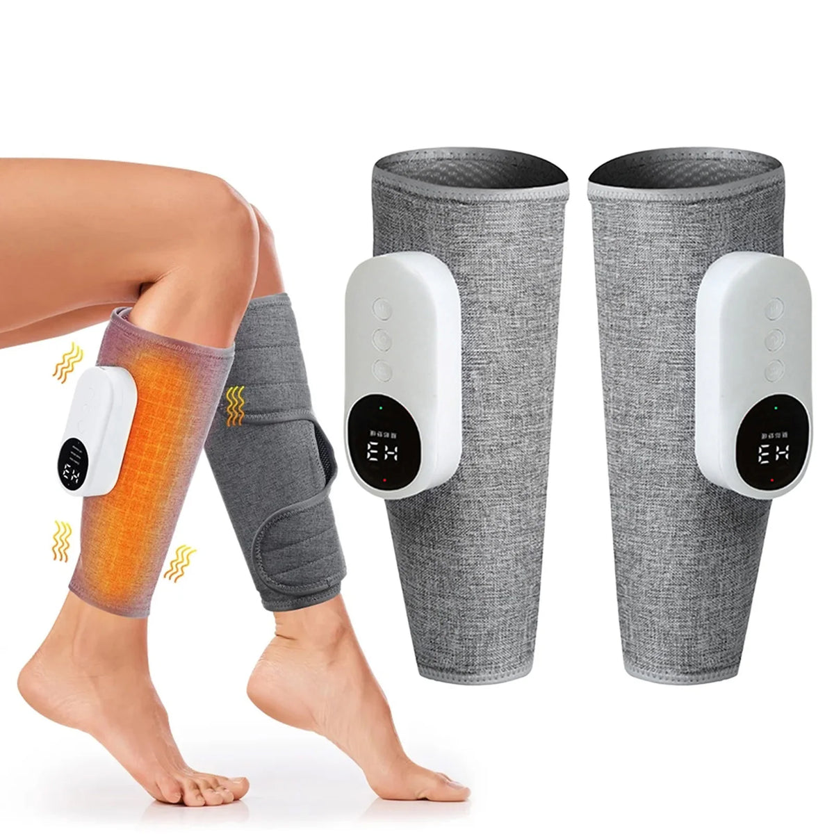 Wireless Air Compression Leg Massager With Smart Heating