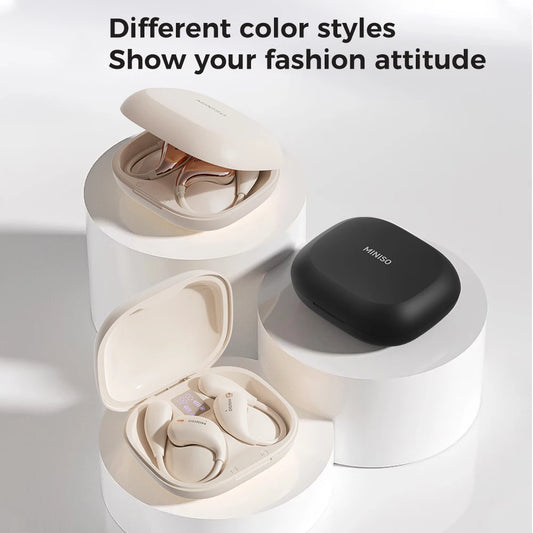 MINISO X33 Open Ear Wireless Earbuds AI Translation Noise Cancellation