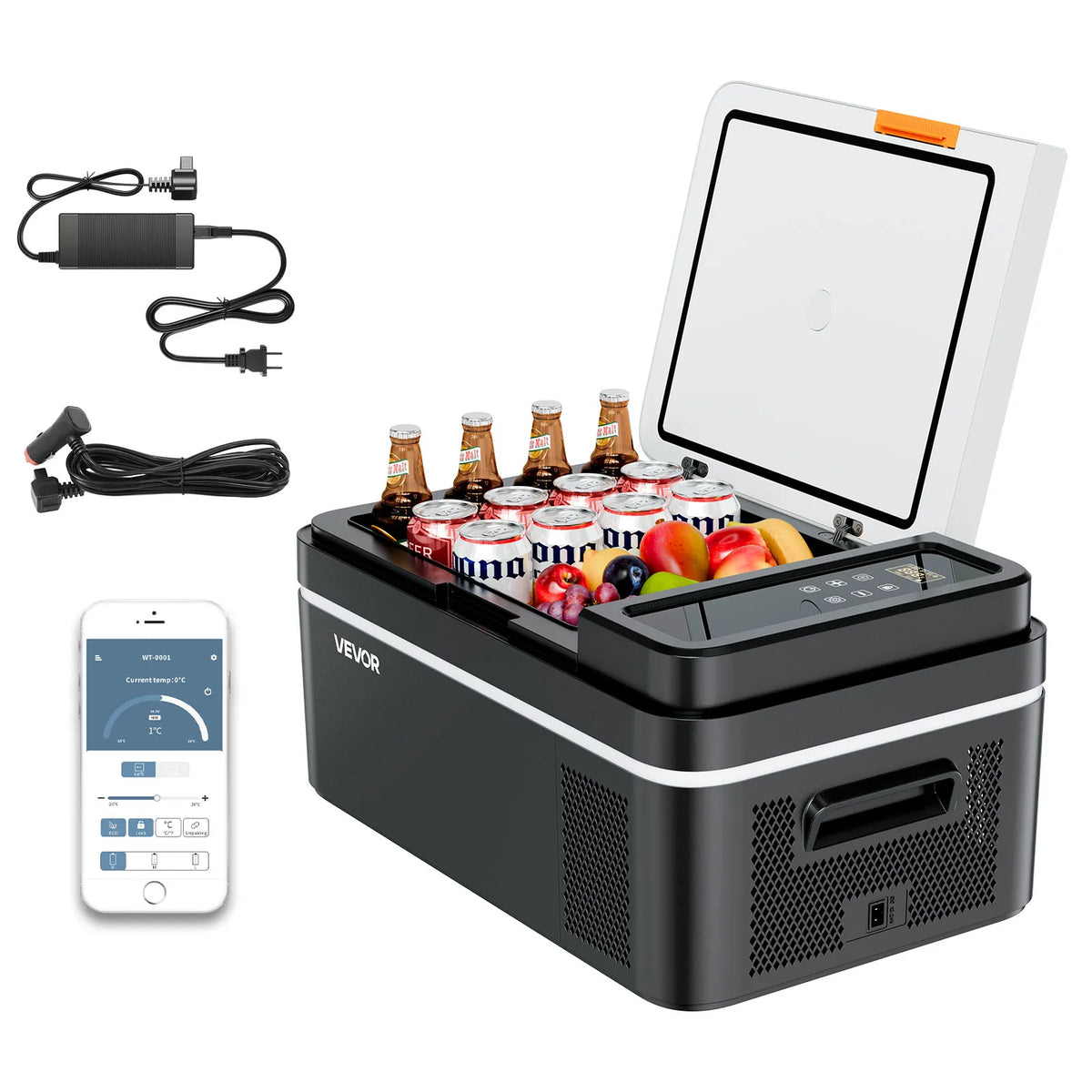 SucceBuy Portable Compressor Car Refrigerator Freezer for Travel and Home