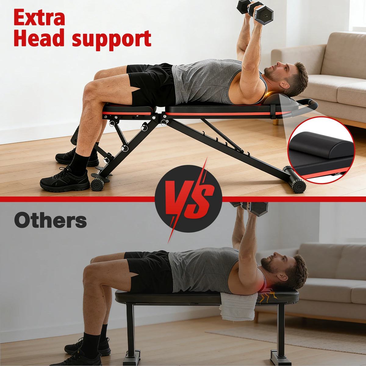 Pre Assembled Multi Functional Foldable Dumbbell Weight Bench