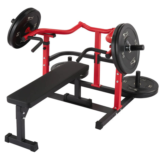 Adjustable Bench Press Machine With Independent Converging Arms