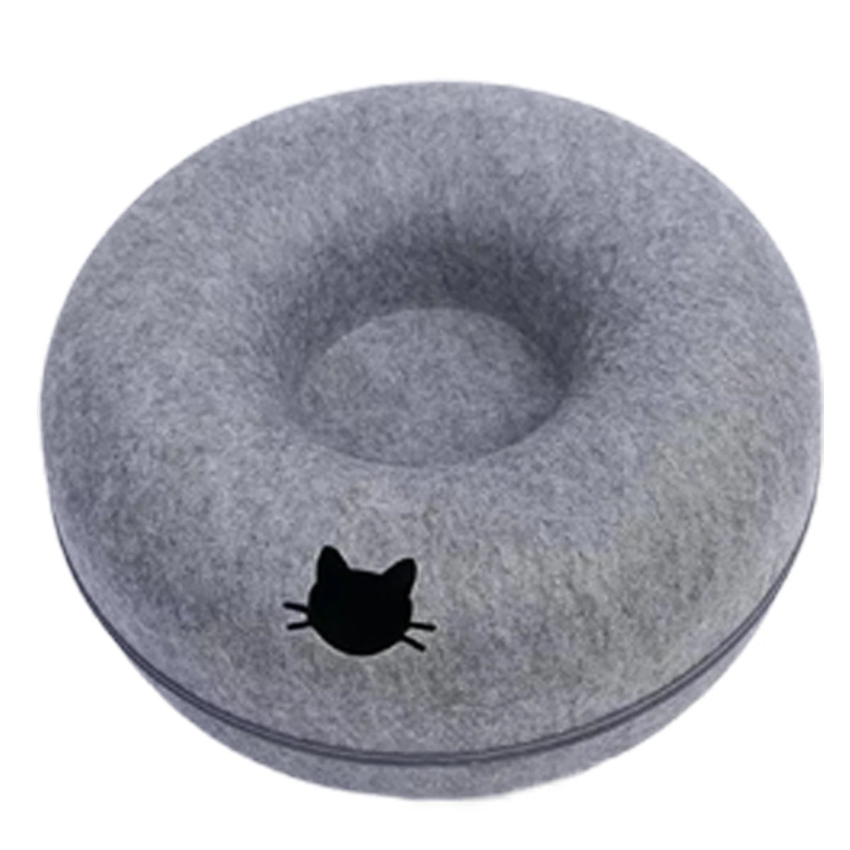 Interactive Wool Cat Tunnel Nest Bed For Sleeping Kittens