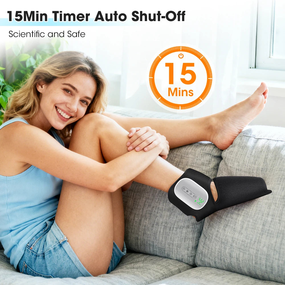 Moajaza Wireless Air Pressure Foot Massager With Electric Heating