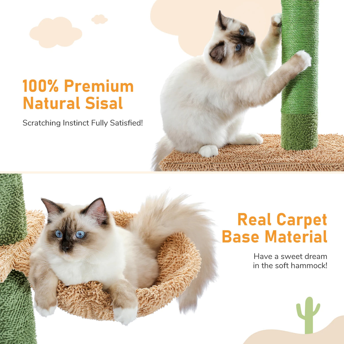 PAWZ Road 5-Tier Floor-to-Ceiling Cat Tree Scratcher