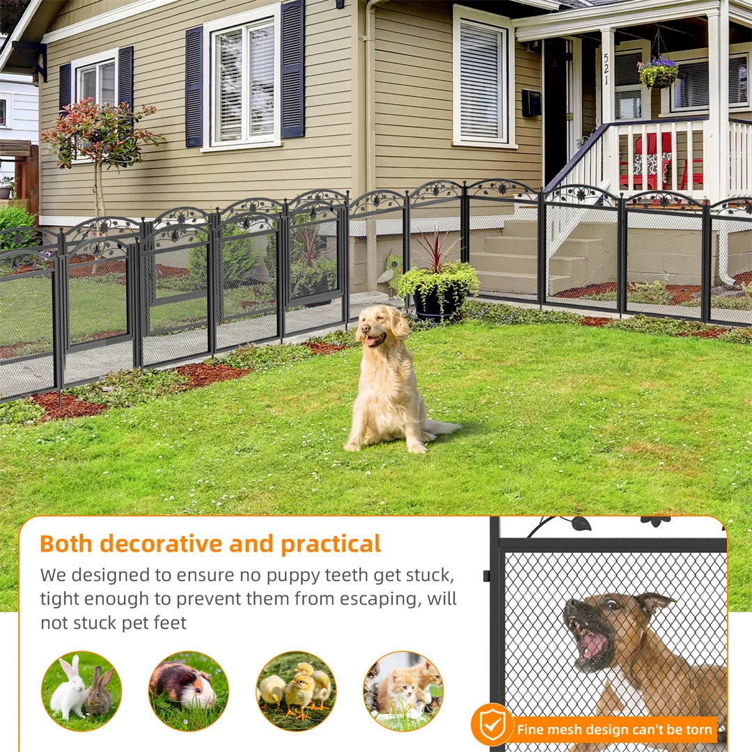 Bingopaw Heavy Duty Metal Dog Playpen Sturdy Durable Pet Enclosure