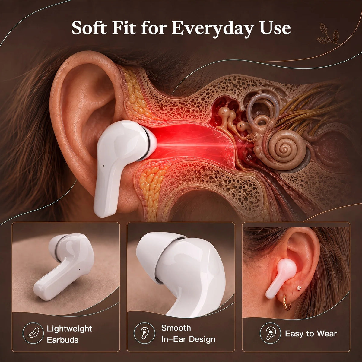 KTS Cordless Red Light Ear Care And Therapy Device