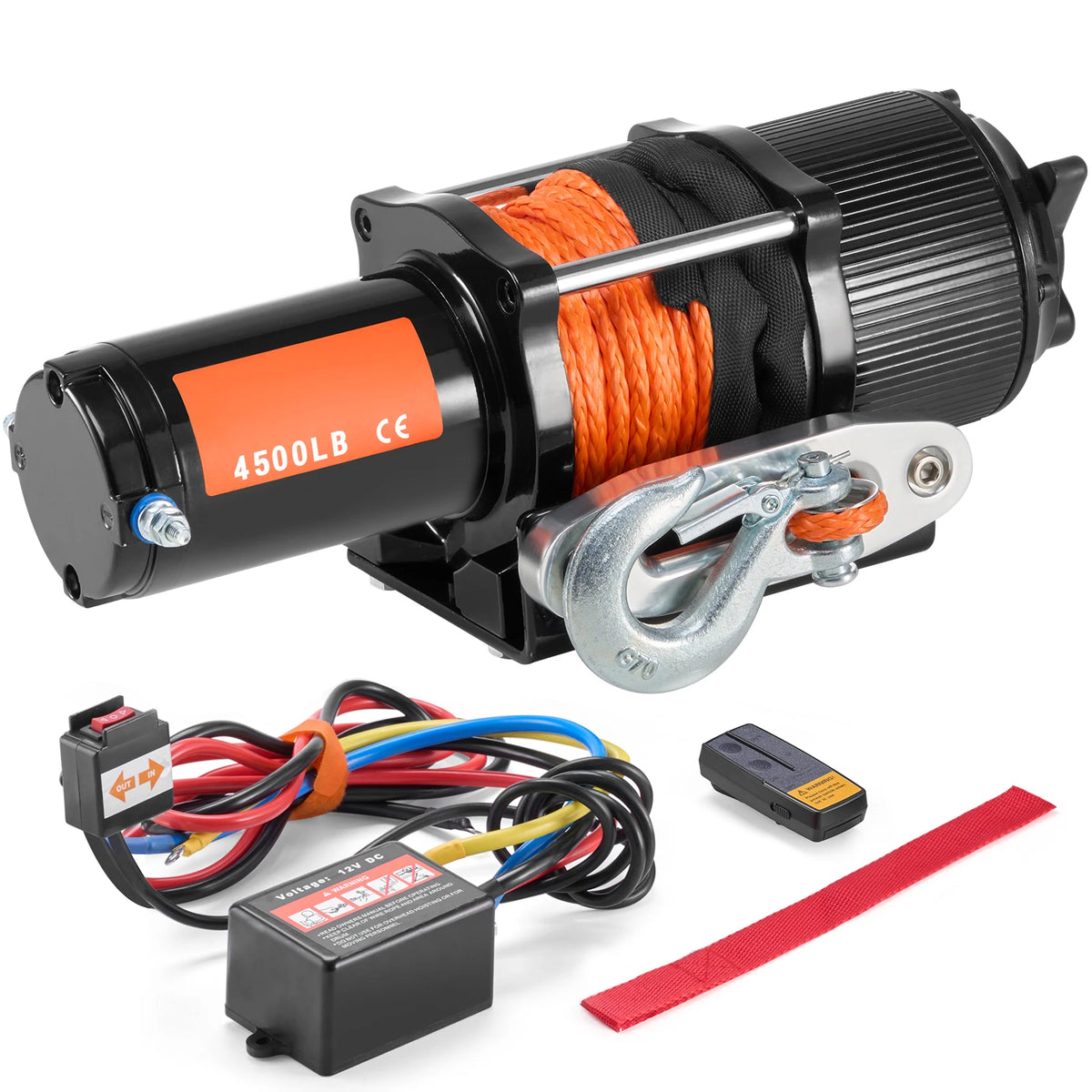 SucceBuy ATV UTV Electric Winch With Wired And Wireless Remote Control