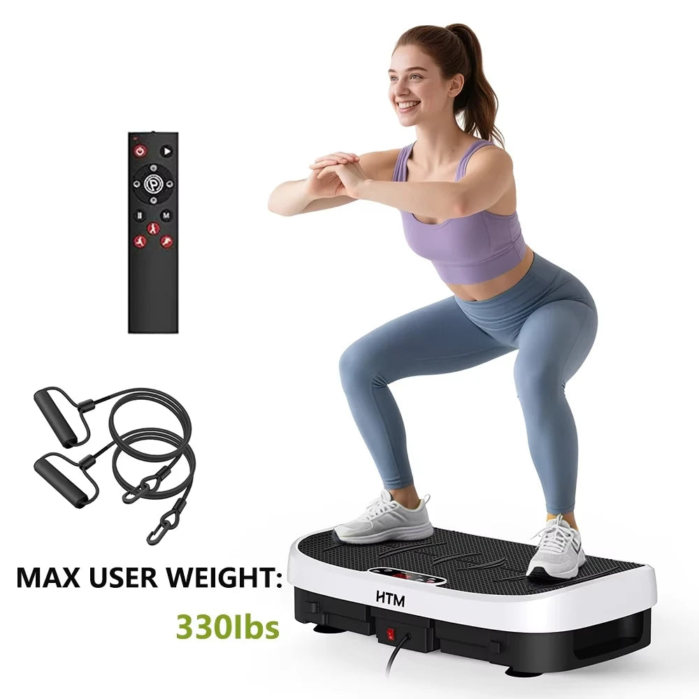 HTM Whole Body Vibration Plate Fitness Exercise Trainer