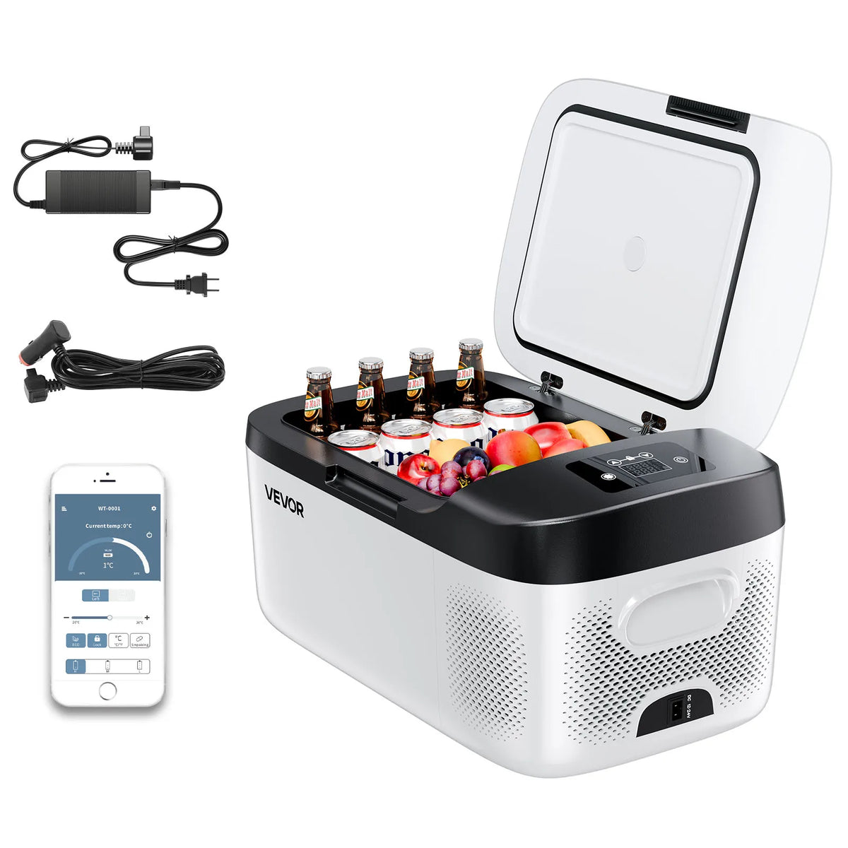 SucceBuy Portable Compressor Car Refrigerator for Home and Travel