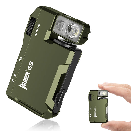 WUBEN G5 Magnetic LED Flashlight 400 Lumens USB-C Rechargeable EDC