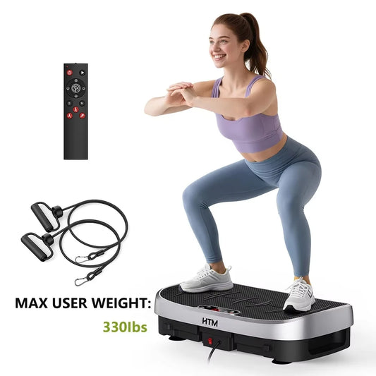 HTM Whole Body Vibration Plate Fitness Exercise Trainer