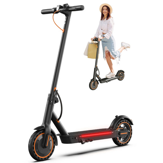 Osboo Foldable Electric Scooter With Dual Suspension And Turn Signals