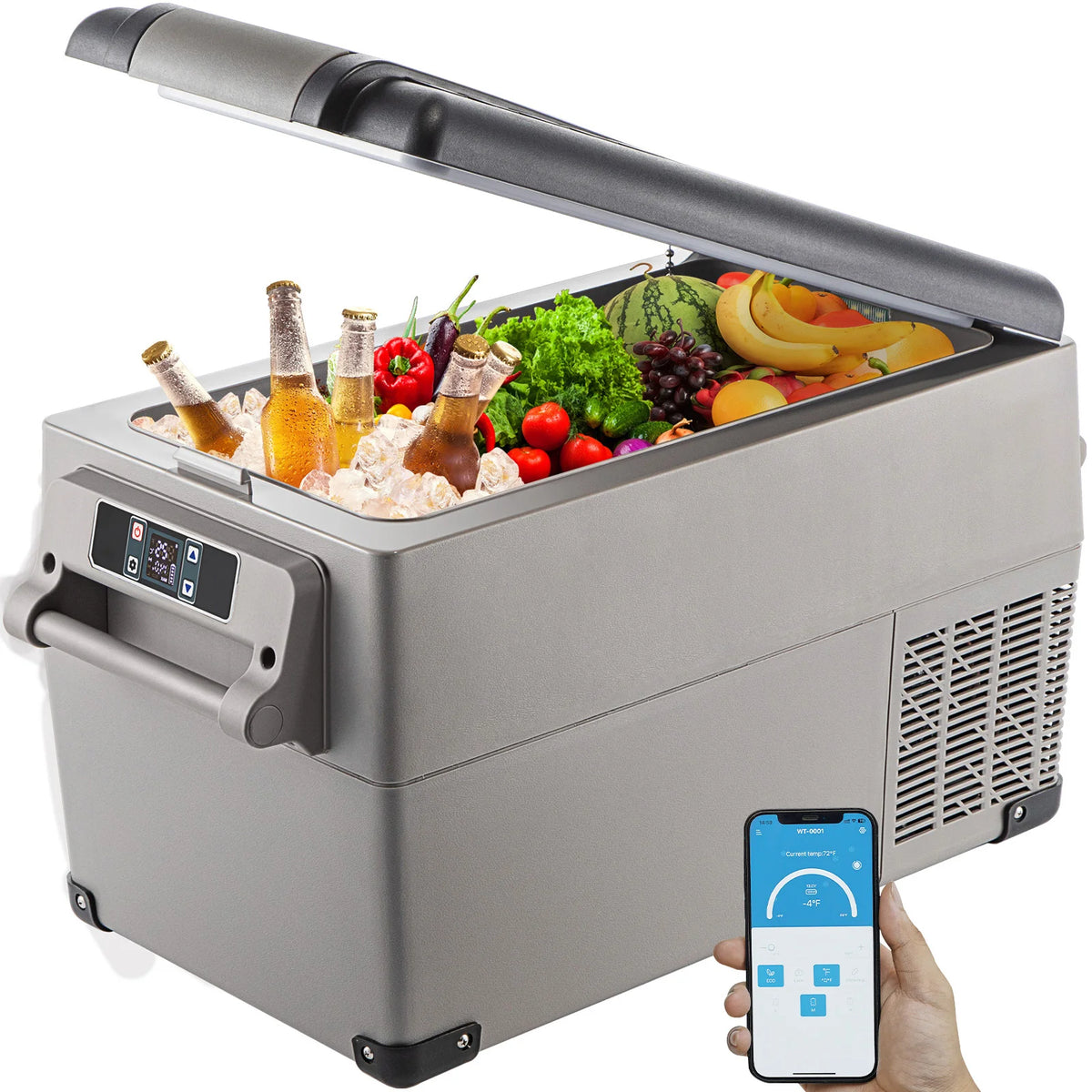SucceBuy Portable Compressor Car Refrigerator for Home and Travel