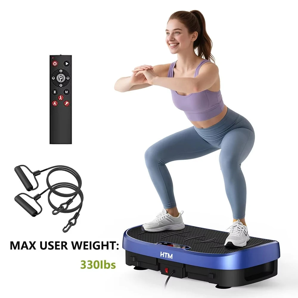 HTM Whole Body Vibration Plate Fitness Exercise Trainer