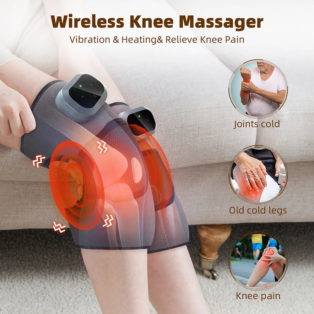 Foreverlily Heated Knee Massager With Vibration And Hot Compress
